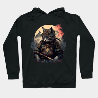 Samurai Cat Hoodie